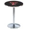Holland Bar Stool Co 36" Chrome Texas Tech Pub Table L214C3628TXTech - alternate 1